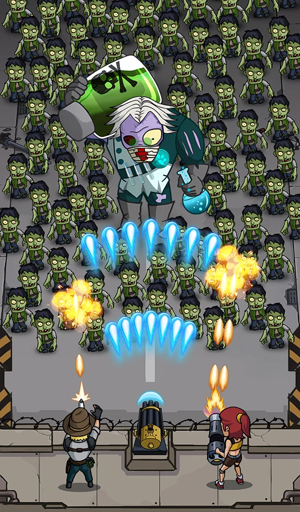 Zombie War Idle Defense Game screenshot
