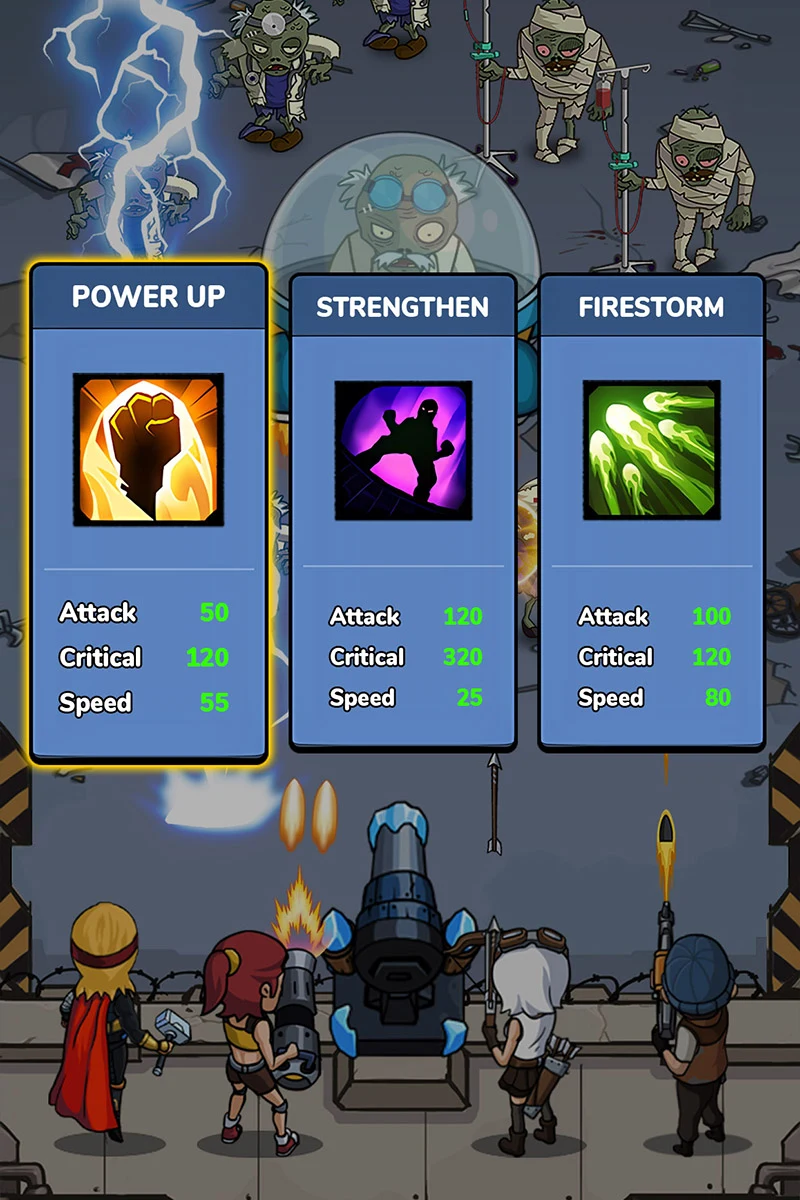 Zombie War Idle Defense Game screenshot