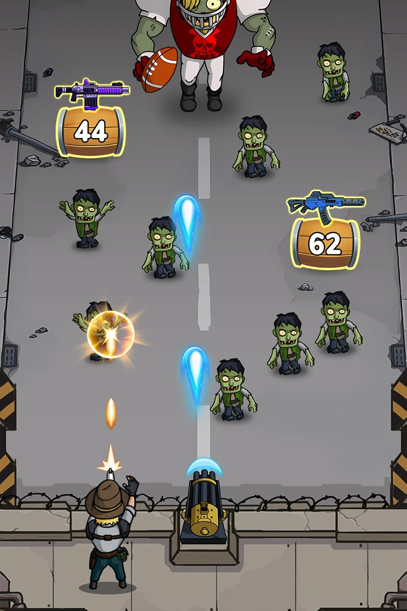 Zombie War Idle Defense Game screenshot