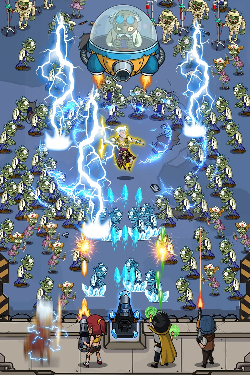 Zombie War Idle Defense Game screenshot