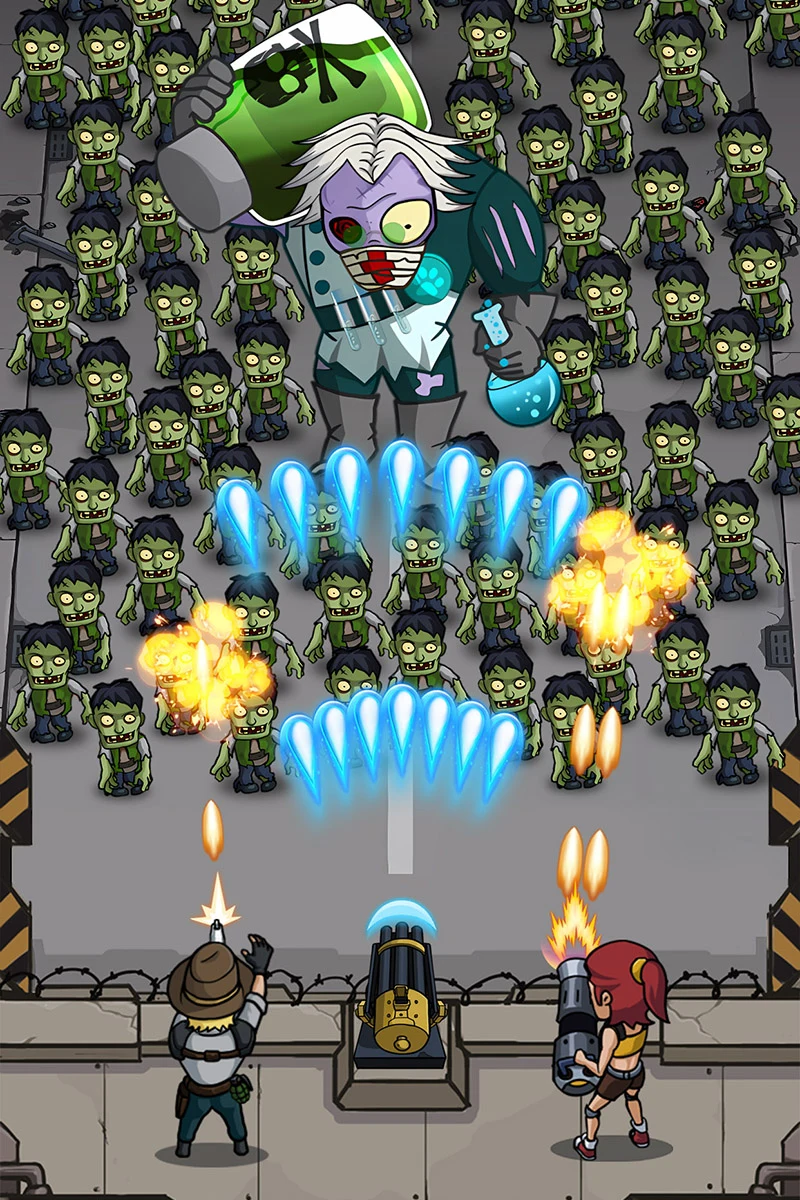 Zombie War Idle Defense Game screenshot