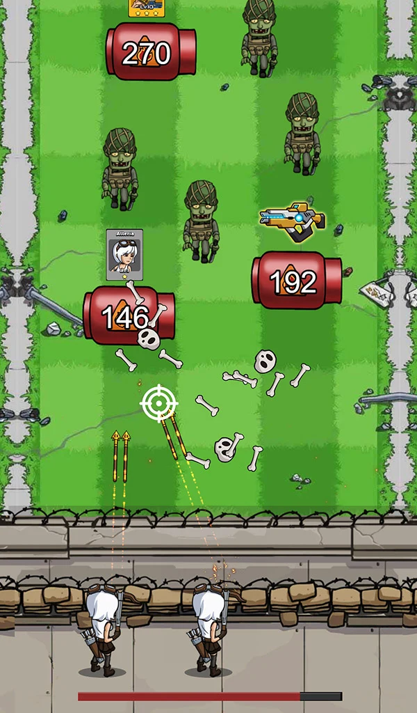 Zombie War Idle Defense Game screenshot
