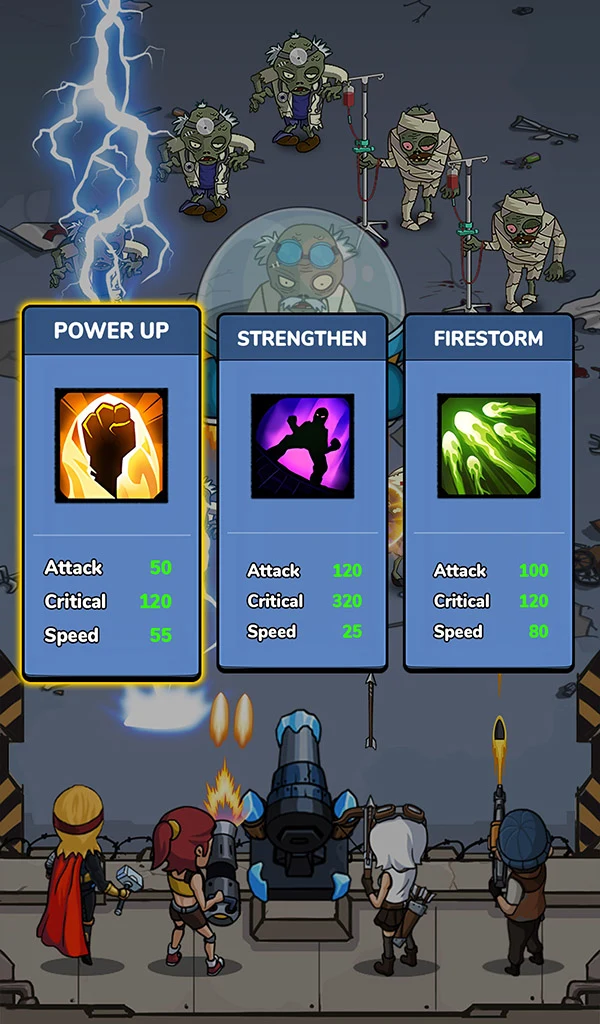 Zombie War Idle Defense Game screenshot